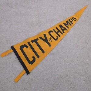 Oxford Pennant City Of Champs Pittsburgh Steel City Felt Pennant Made In USA